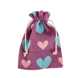 Bolsa de Corazones para Regalos de San Valentín Color Lila