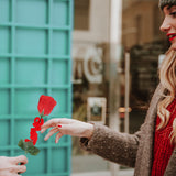 Rosa Artificial Love Color Rojo