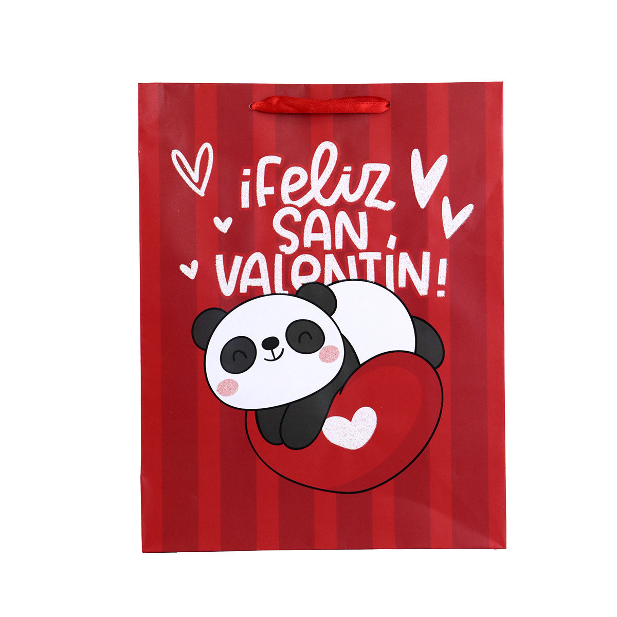 Bolsa de Regalo Feliz San Valentín Color Rojo