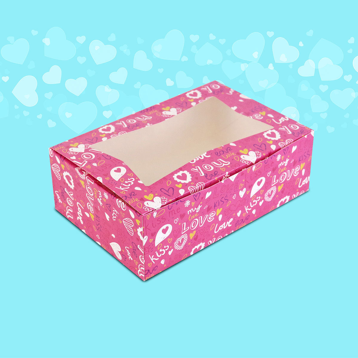 Caja para Cupcakes Love Rosa