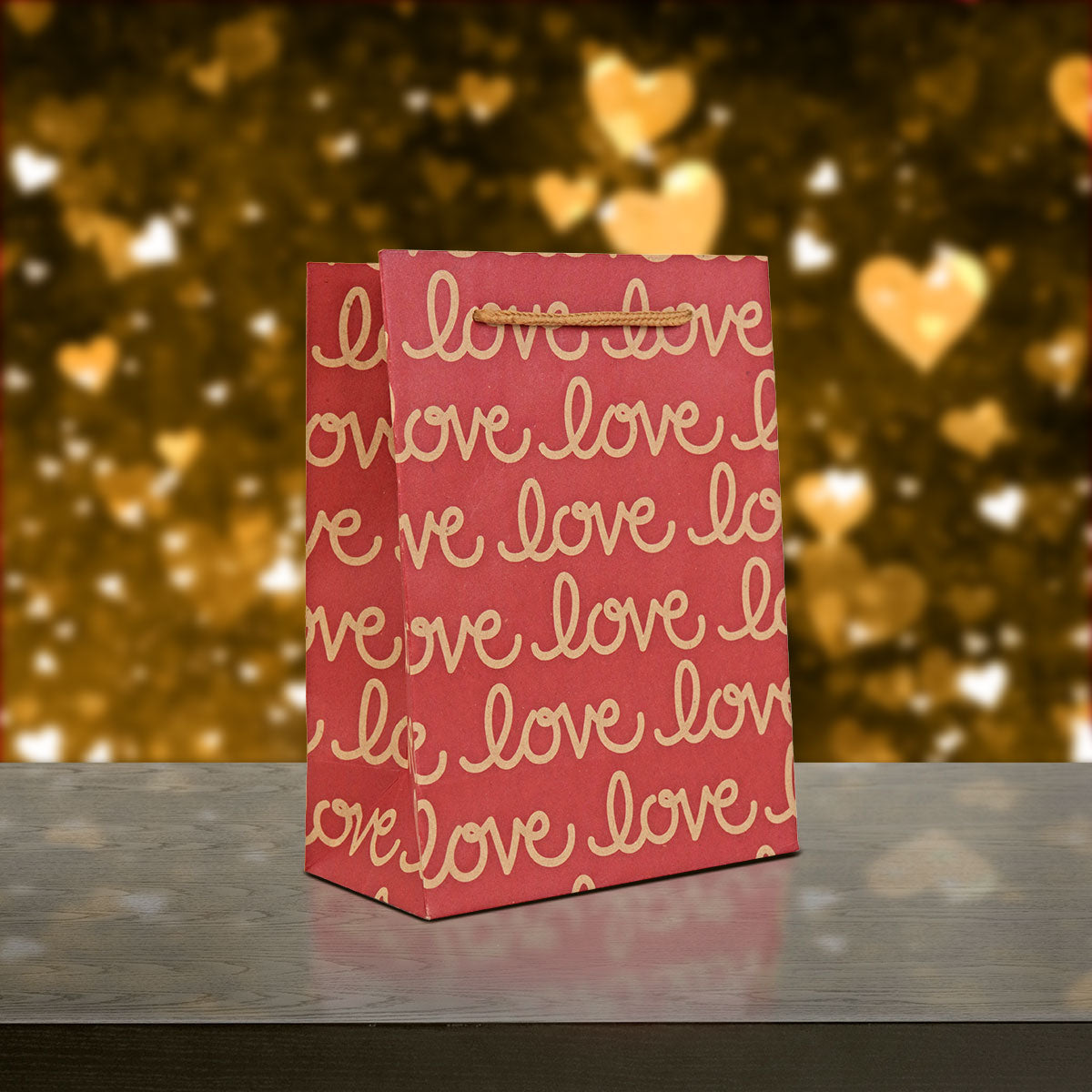 Bolsa de Regalo Love You de Papel Kraft – Waldo's