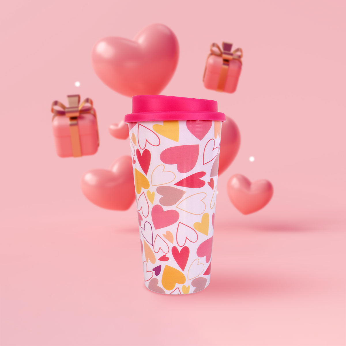 TERMO PARA LÍQUIDOS 500ML CORAZONES 