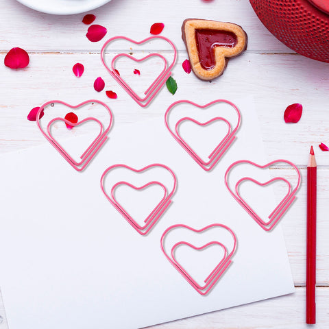 Set de Clips de Corazón para San Valentín, 6 piezas.