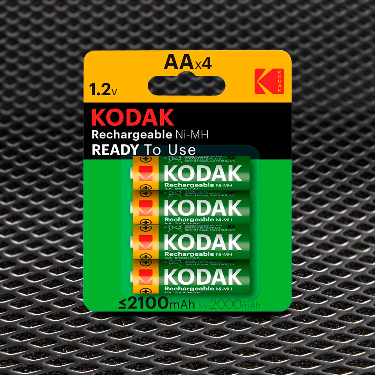 Pilas Recargables Kodak Ni-MH AA 2100mAH 4 piezas