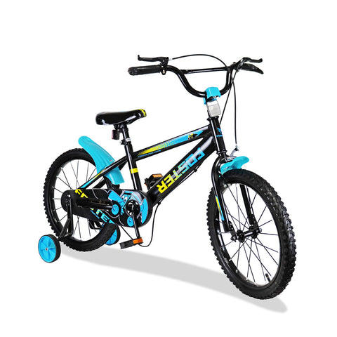 Bicicleta Rodada 18 para Niño, Ruedas de Apoyo, Color Azul