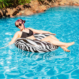 Flotador Inflable de Dona, Diseño Zebra