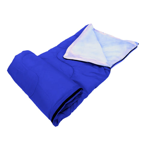 Bolsa Para Dormir Sleeping Bag Para Adultos Tafeta Color Azul 180 Cm