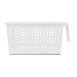 Canasta Multiusos de Plástico color Blanco 27x17x10cm