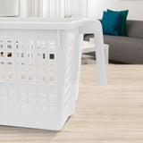 Canasta Multiusos de Plástico color Blanco 27x17x10cm