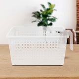 Canasta Multiusos de Plástico color Transparente 27x17x10cm