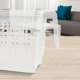 Canasta Multiusos de Plástico color Transparente 27x17x10cm