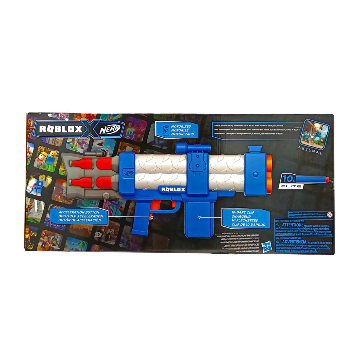 Lanzador Nerf Hasbro Roblox Arsenal Pulse Laser