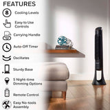 Ventilador Honeywell QuietSet 8 20.3x25.4x81.3 cm