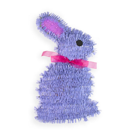 Adorable Conejo Lila de tinsel, Pascua