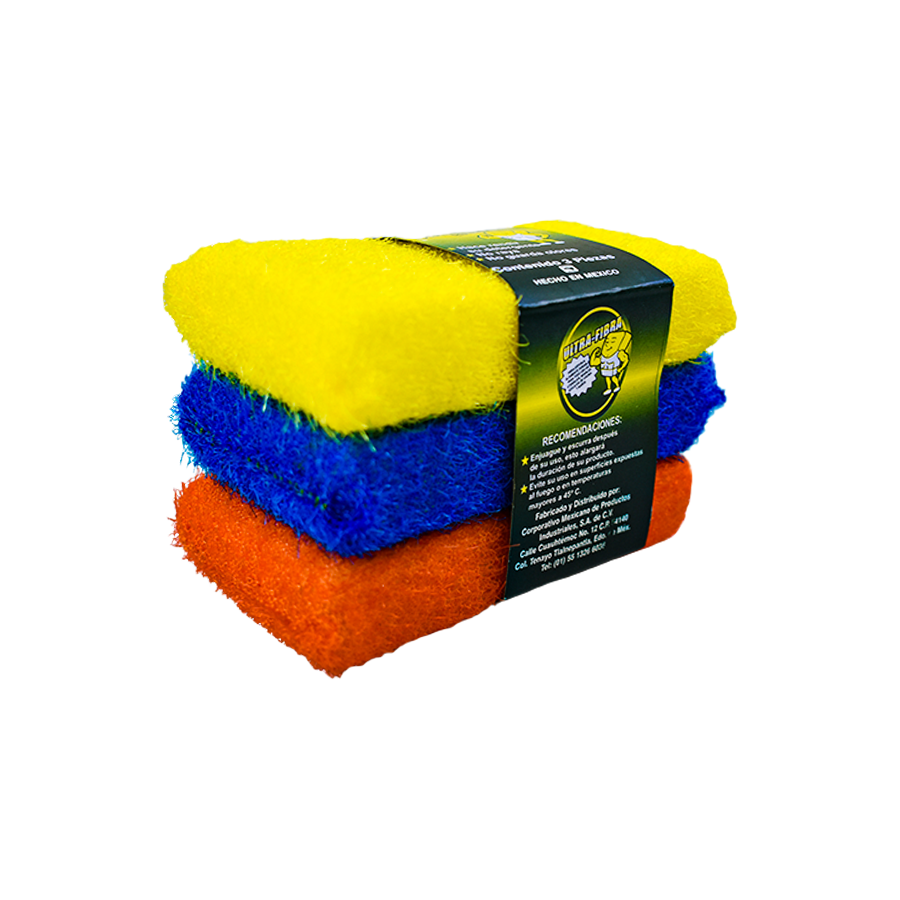 Set de 3 Ultra Esponjas para Lavar trastes