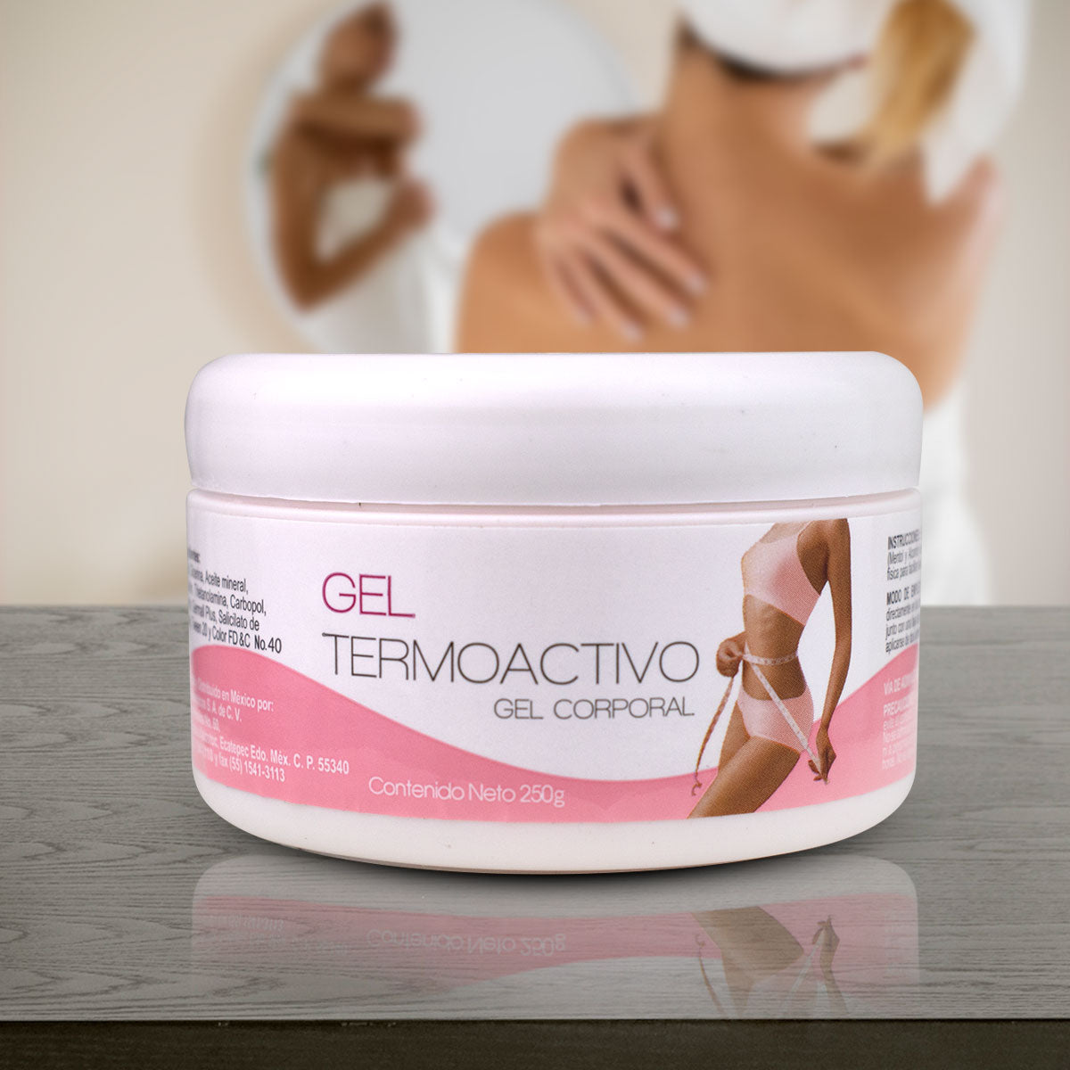 Gel Termoactivo Reductivo Corporal 250g