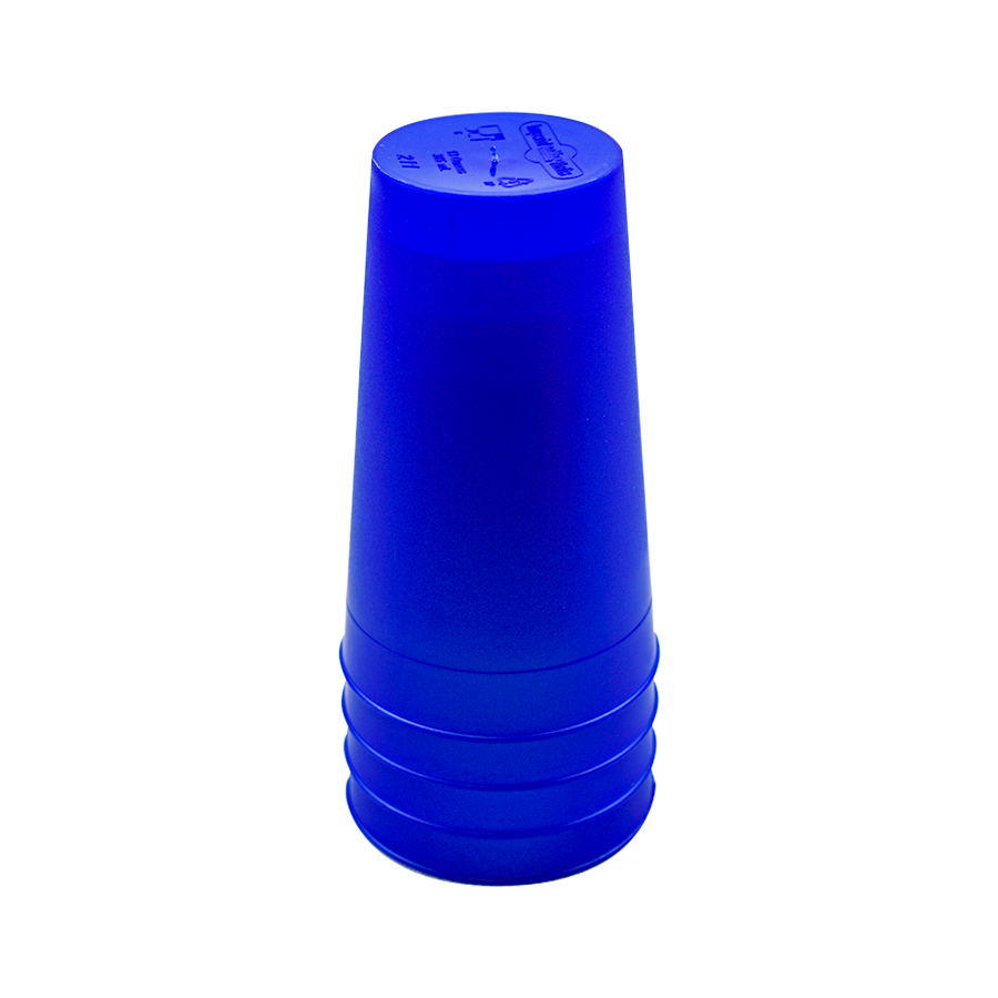 Set de 4 Vasos Maravilla 385ml color Azul