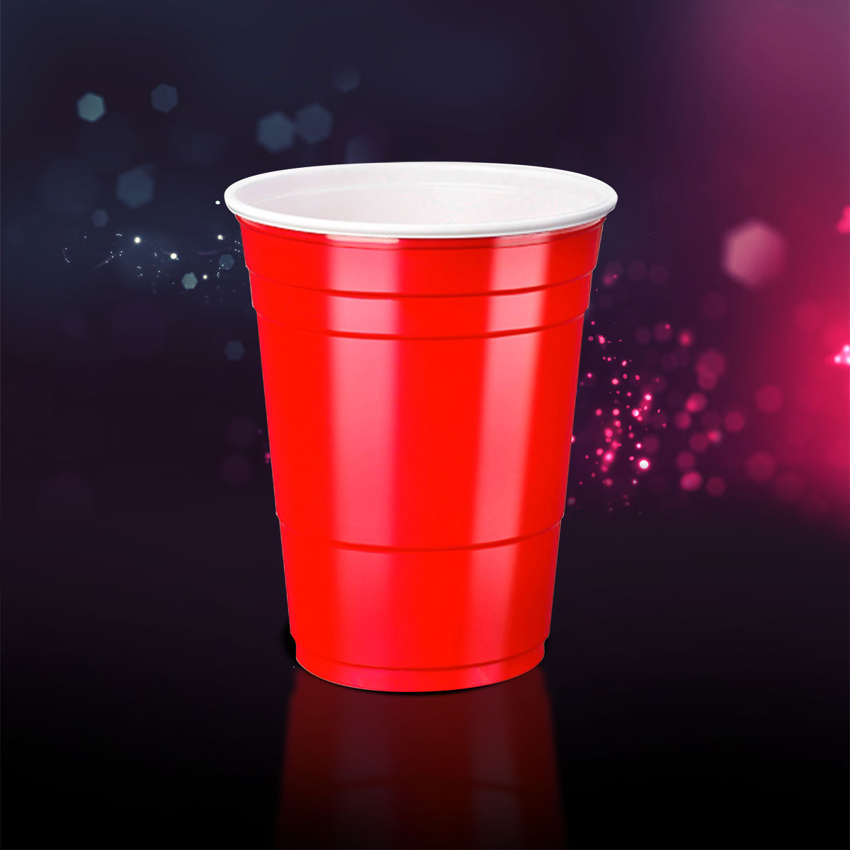 Bosco Paquete con 12 Vasos Plásticos Bicolor 16oz