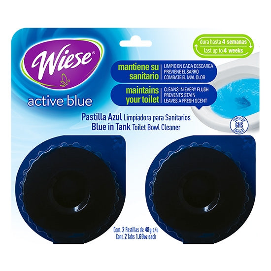 Pastillas WC 2 unidades agua azul 50 gramos MS