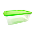Caja de Plástico Multiusos con tapa 6 Litros color Verde