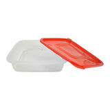 Contenedor Microfresh Cuadrado color Rojo 2L