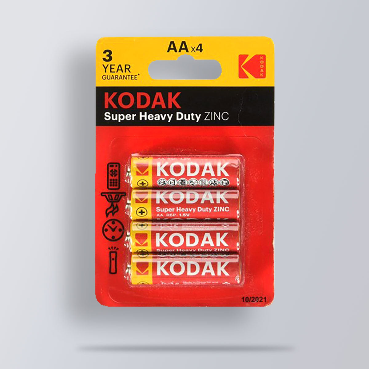 Baterías Kodak AA 4 pzas. Super Heavy Duty