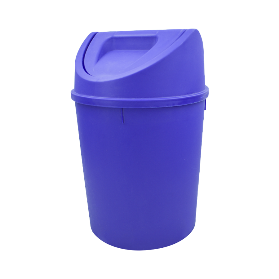 Bote para basura con Tapa 7L color Azul Rey