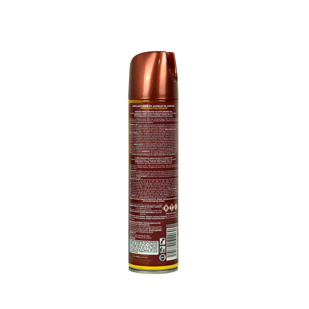 Wiese Abrillantador de Muebles Suave Aroma Naranja 226g