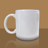 Taza color Blanco de Cerámica 325 ml