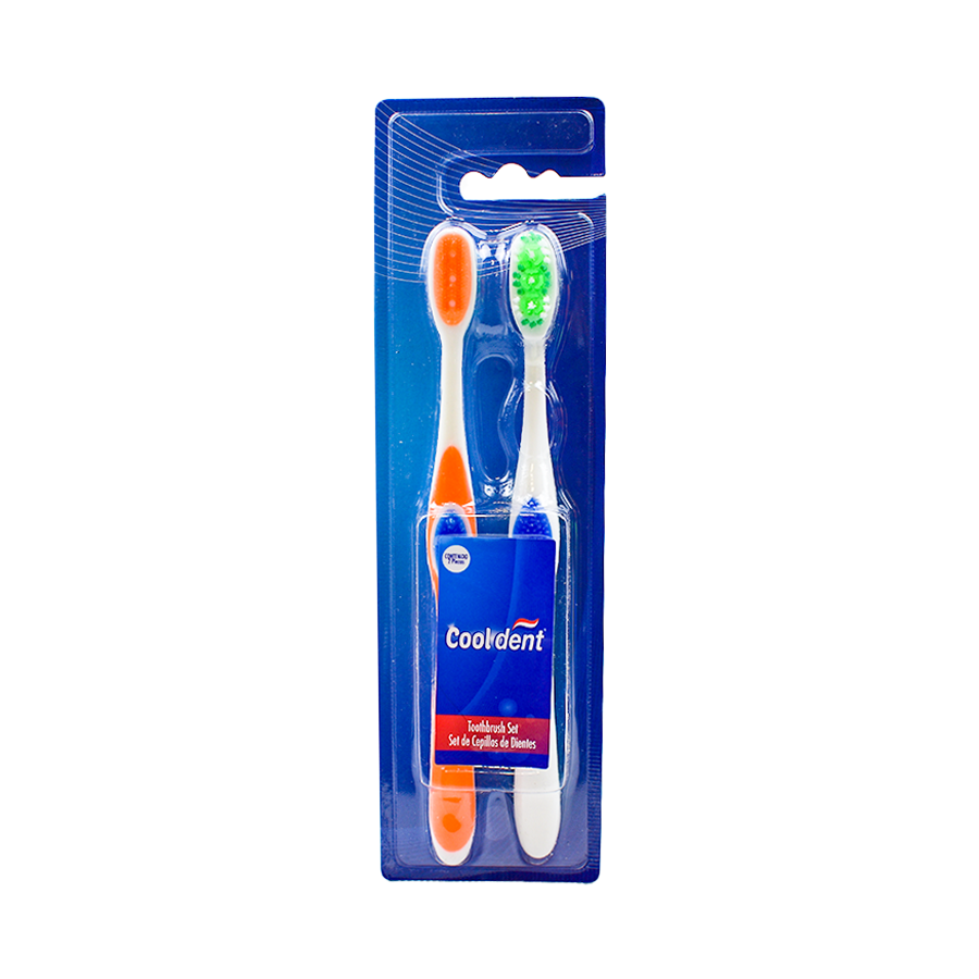 Cooldent Set de 2 Cepillos Dentales