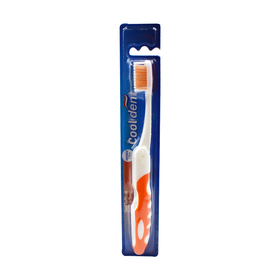 Cooldent Cepillo Dental para Viajar color Naranja