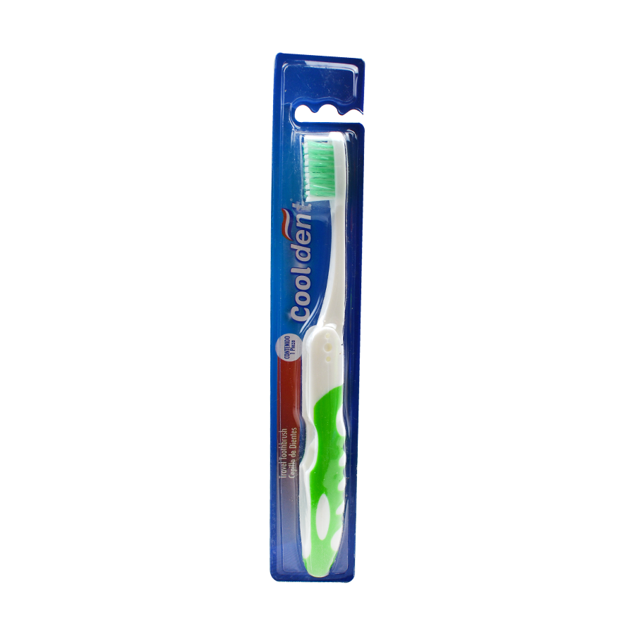 Cooldent Cepillo Dental para Viajar color Verde