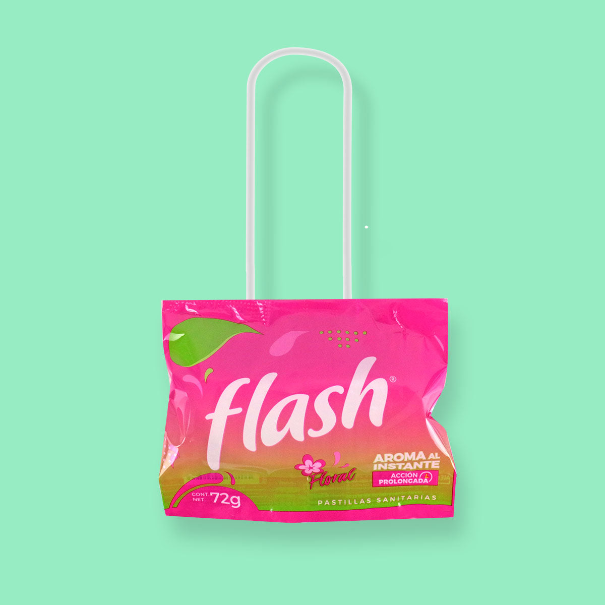 Flash Pastilla Sanitaria En Gancho Floral 72 g
