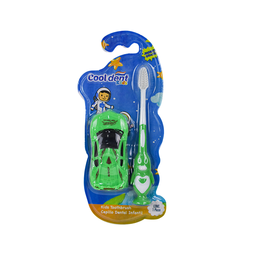 Cepillo Dental Cooldent + 1 Carrito para Niños