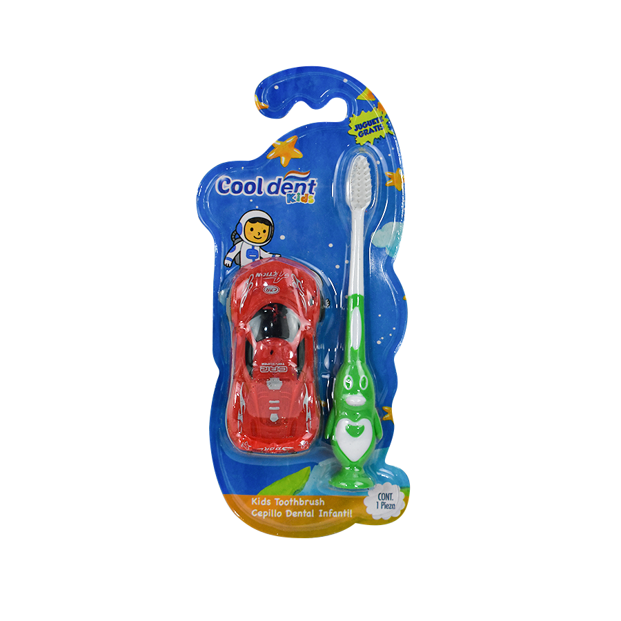 Cepillo Dental Cooldent + 1 Carrito para Niños