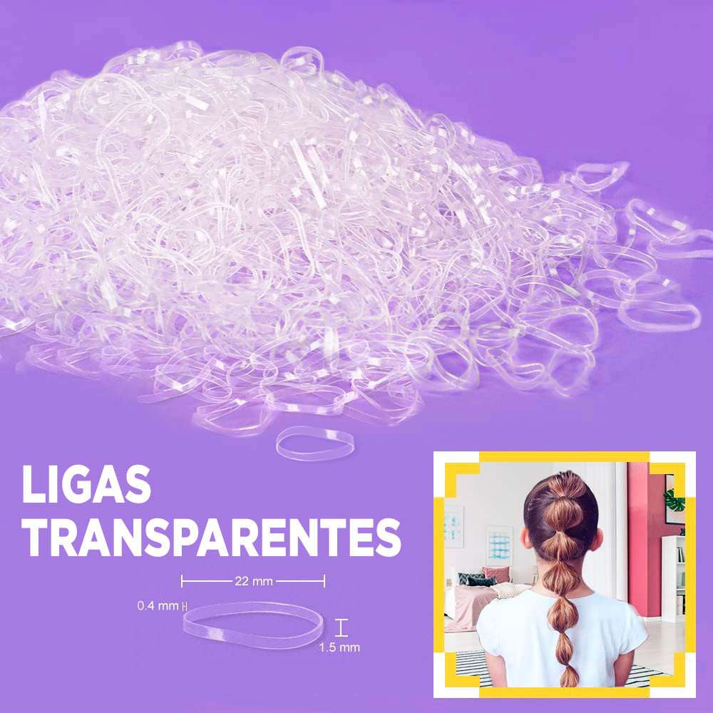 Ligas para Cabello 500 piezas