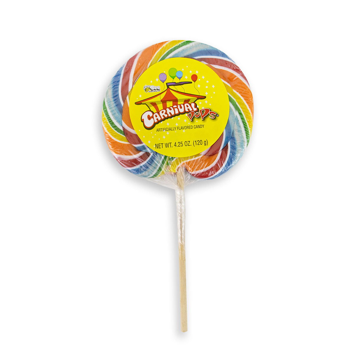 Paletas de Caramelo Carnival Pop 120gr.