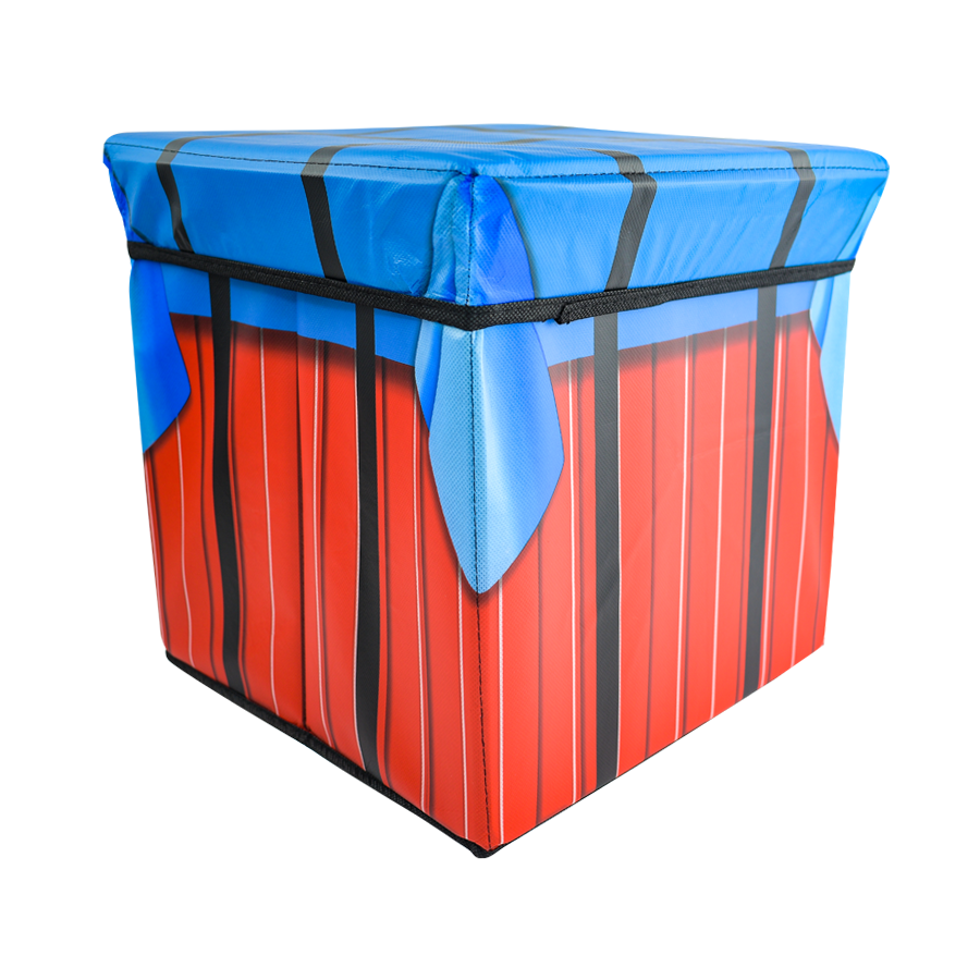 Caja Organizadora Inkanto Rojo con Azul 30x30x30cm