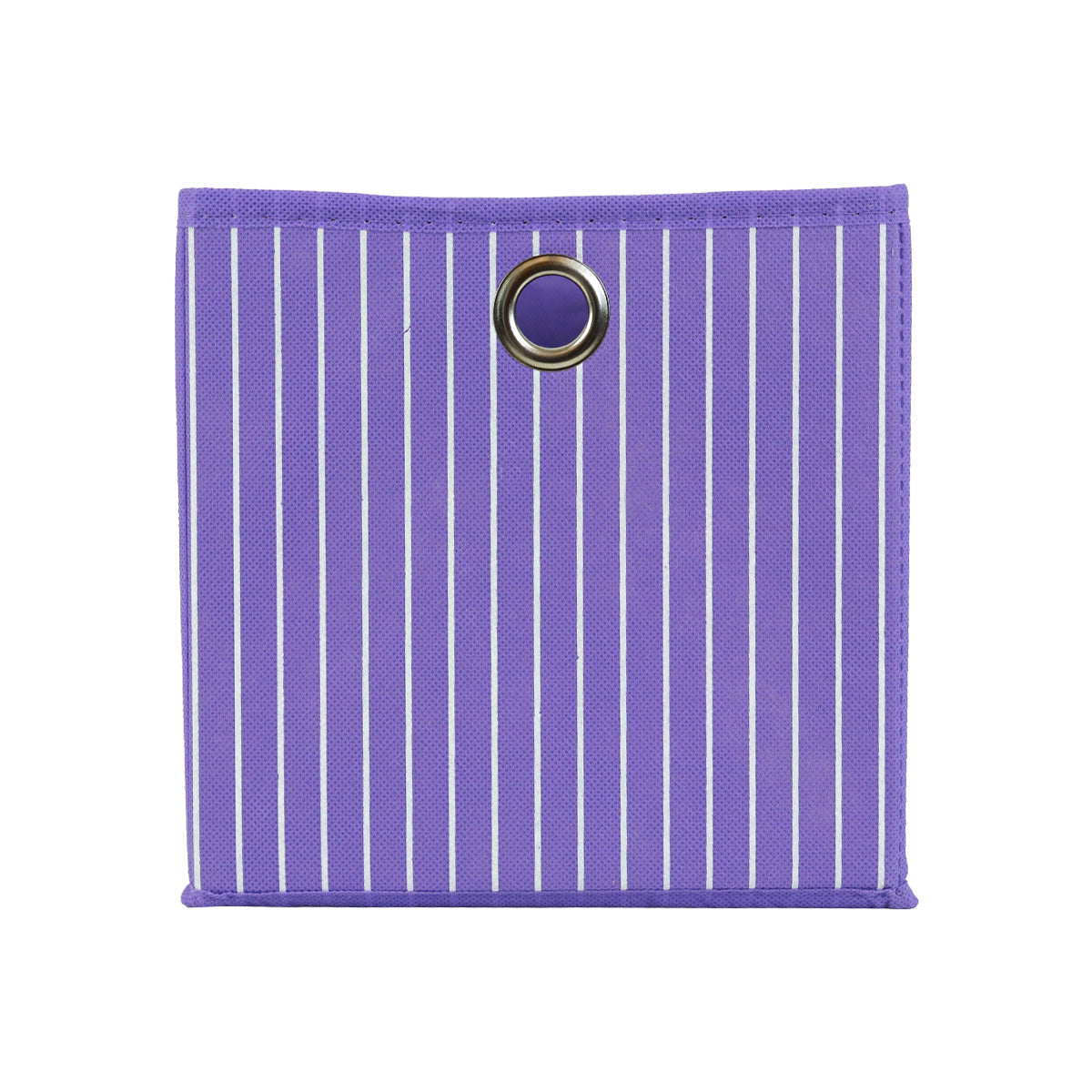 Caja Cuadrada para Almacenamiento, Organizador Non Woven Morado