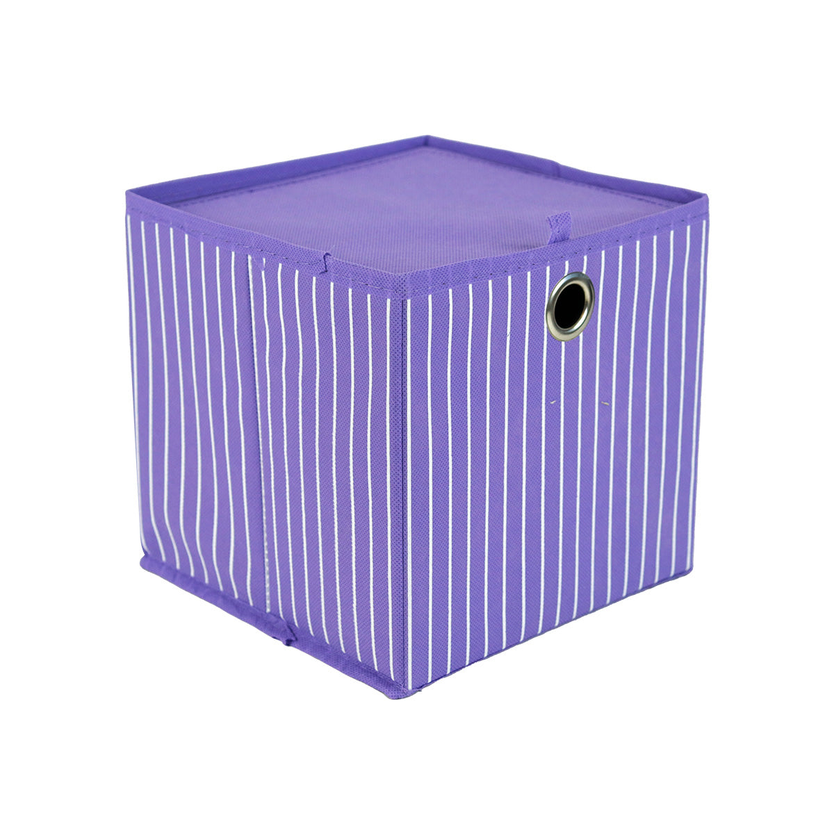 Caja Cuadrada para Almacenamiento, Organizador Non Woven Morado