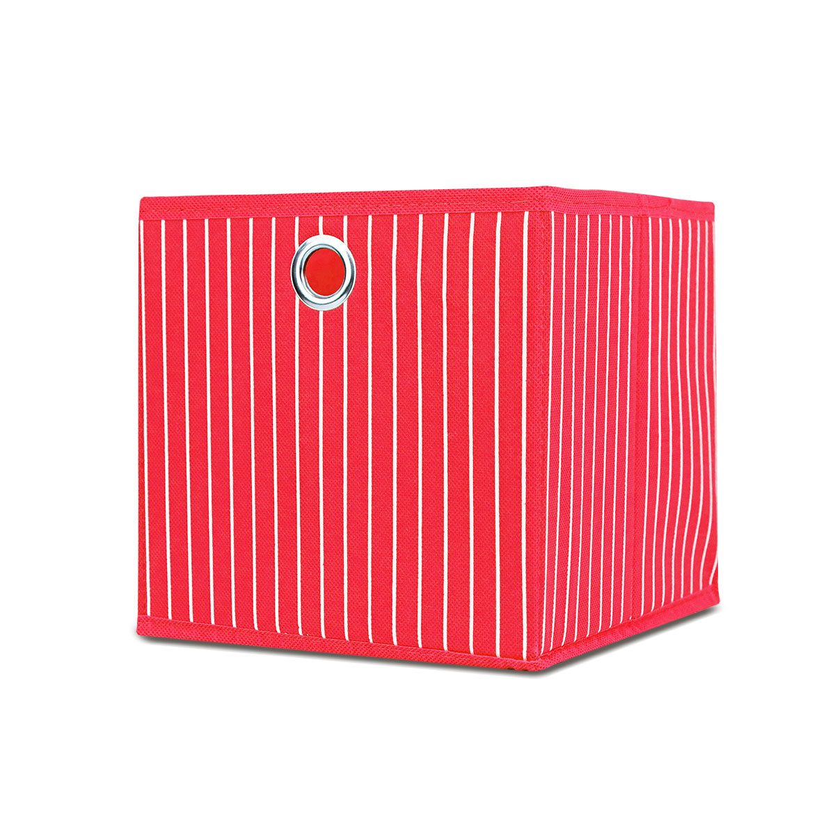 Caja Cuadrada para Almacenamiento, Organizador Non Woven Rojo