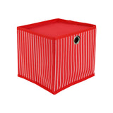 Caja Cuadrada para Almacenamiento, Organizador Non Woven Rojo