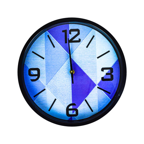 Reloj para Pared Rombos Azules