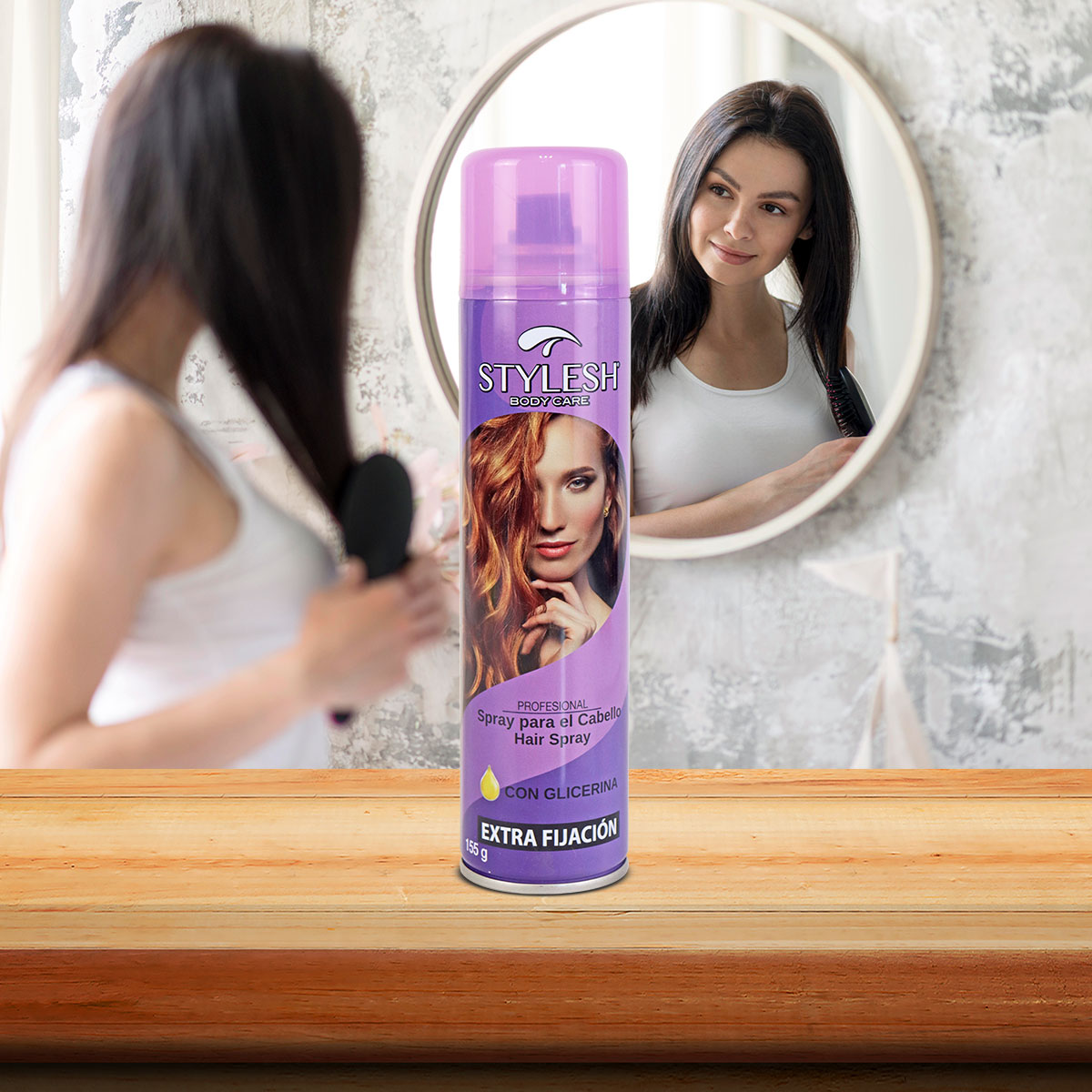 Spray para Cabello Stylesh Extra Fijación 155 g