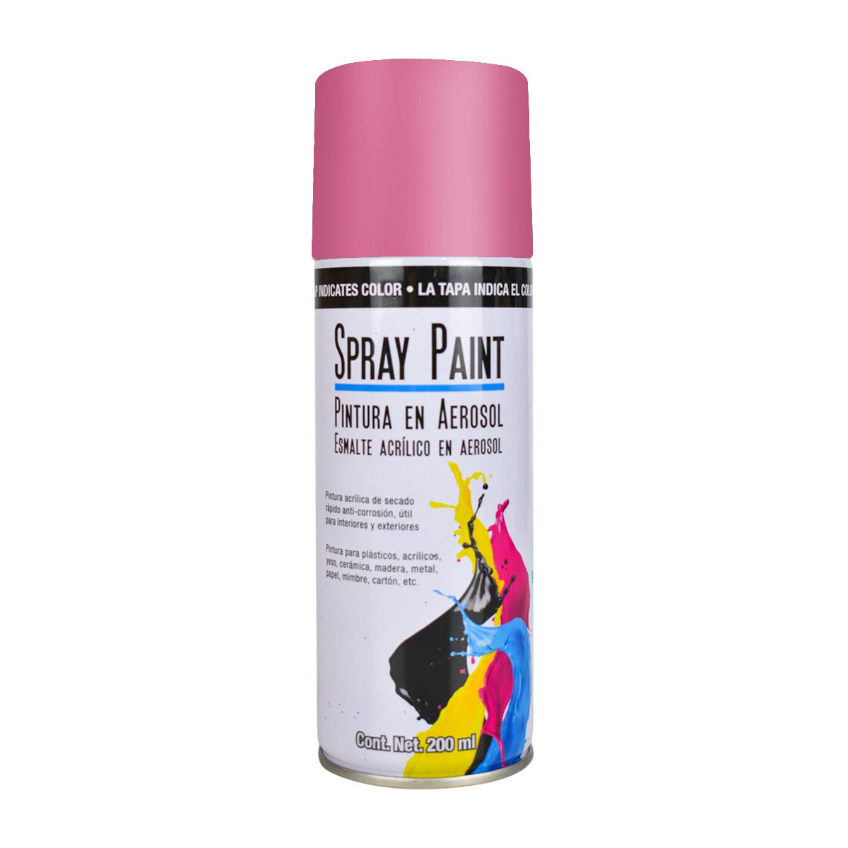 Pintura en Aerosol color Rosa 200ml