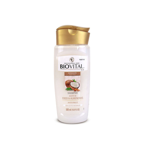 Shampoo BioVital Aceite de Coco y Almendras 500ml