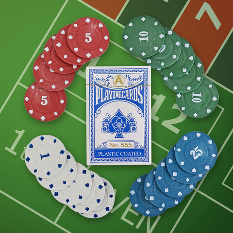 Set de Póquer con Cartas y Fichas