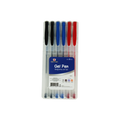Bolígrafos de Gel Mixtos, Punta media 0.7 mm, 6 unidades
