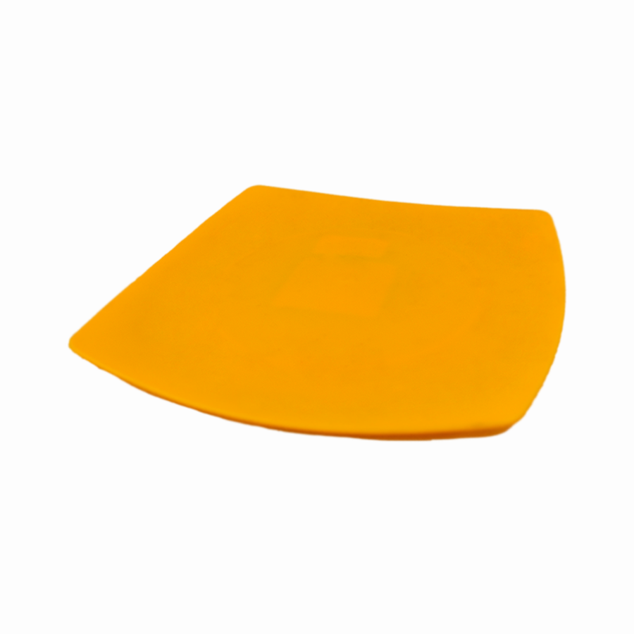 Plato Cuadrado Inkanto 20cm color Amarillo