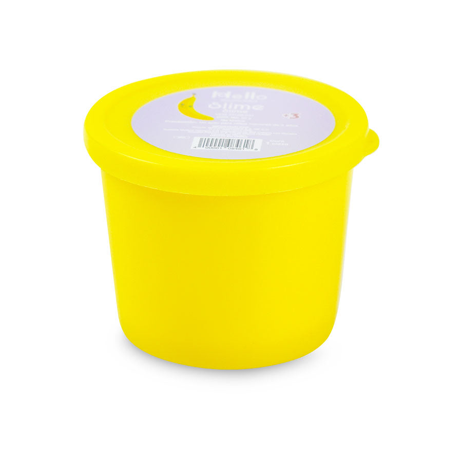 Slime Color Amarillo con Confeti Metálico 80g